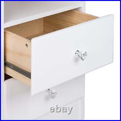 Wood Dresser Chest of Drawers 6 Drawer Dresser Tall Floor Storage Cabinet Home