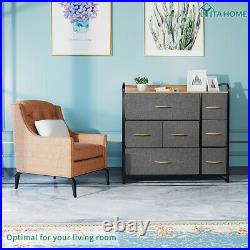 YITAHOME 7-Drawer Storage Drawer Dresser Organizer Bins Chest Shelf Office Home