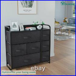YITAHOME 7-Drawer Storage Drawer Dresser Organizer Bins Chest Shelf Office Home