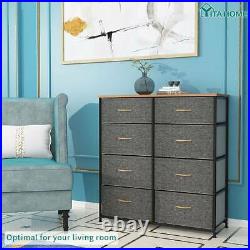 YITAHOME 8 Drawer Dresser Storage Closet Tower Chest Fabric Organizer Unit Shelf